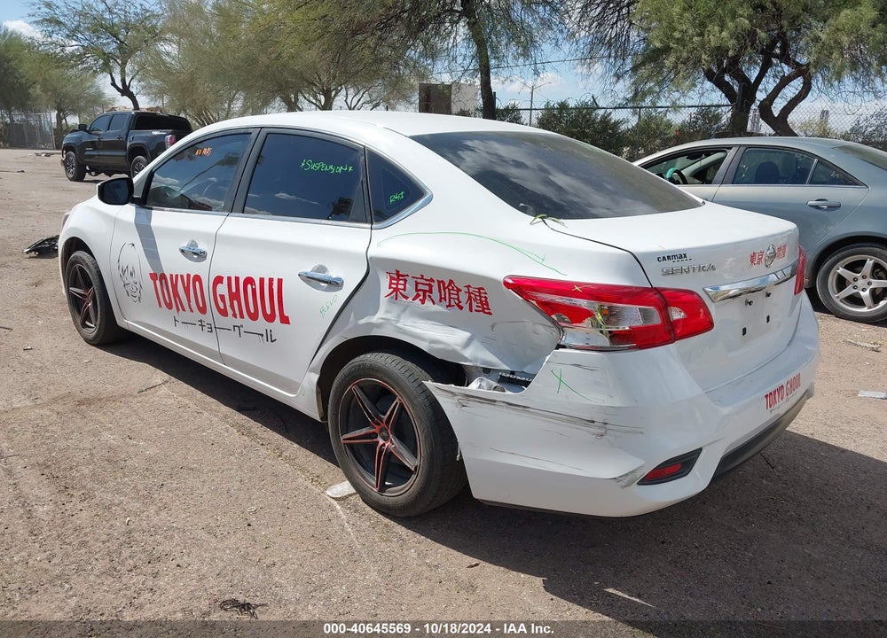 2018 NISSAN SENTRA S VIN: 3N1AB7AP0JY300392