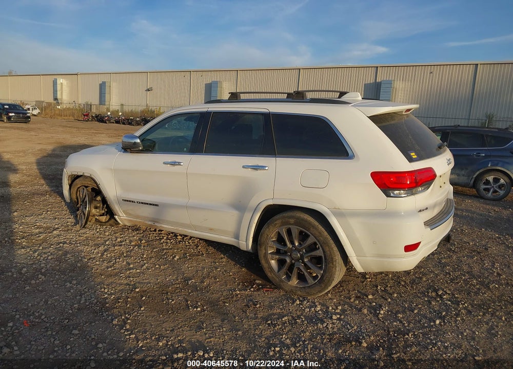 2017 JEEP GRAND CHEROKEE OVERLAND 4X4 VIN: 1C4RJFCG6HC778815