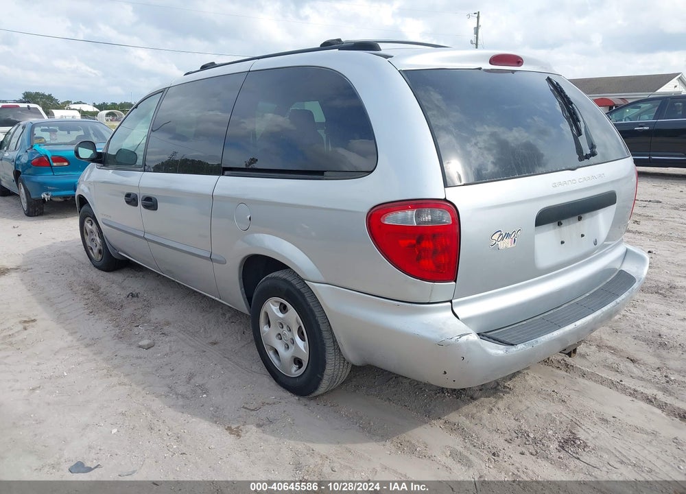 2001 DODGE GRAND CARAVAN SE VIN: 1B4GP24341B255876