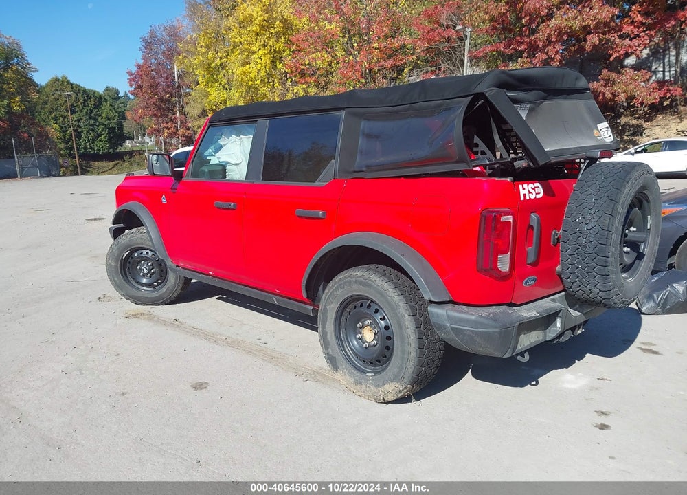 2022 FORD BRONCO BLACK DIAMOND VIN: 1FMDE5BH9NLA86705