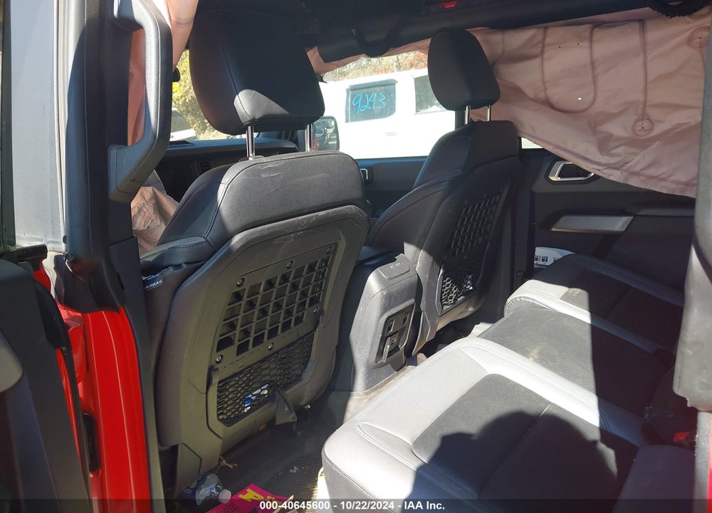 2022 FORD BRONCO BLACK DIAMOND VIN: 1FMDE5BH9NLA86705