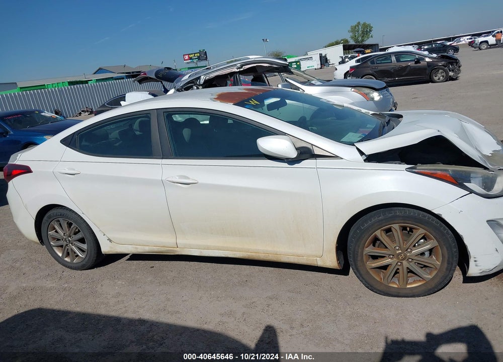 2015 HYUNDAI ELANTRA SE VIN: 5NPDH4AE8FH561070