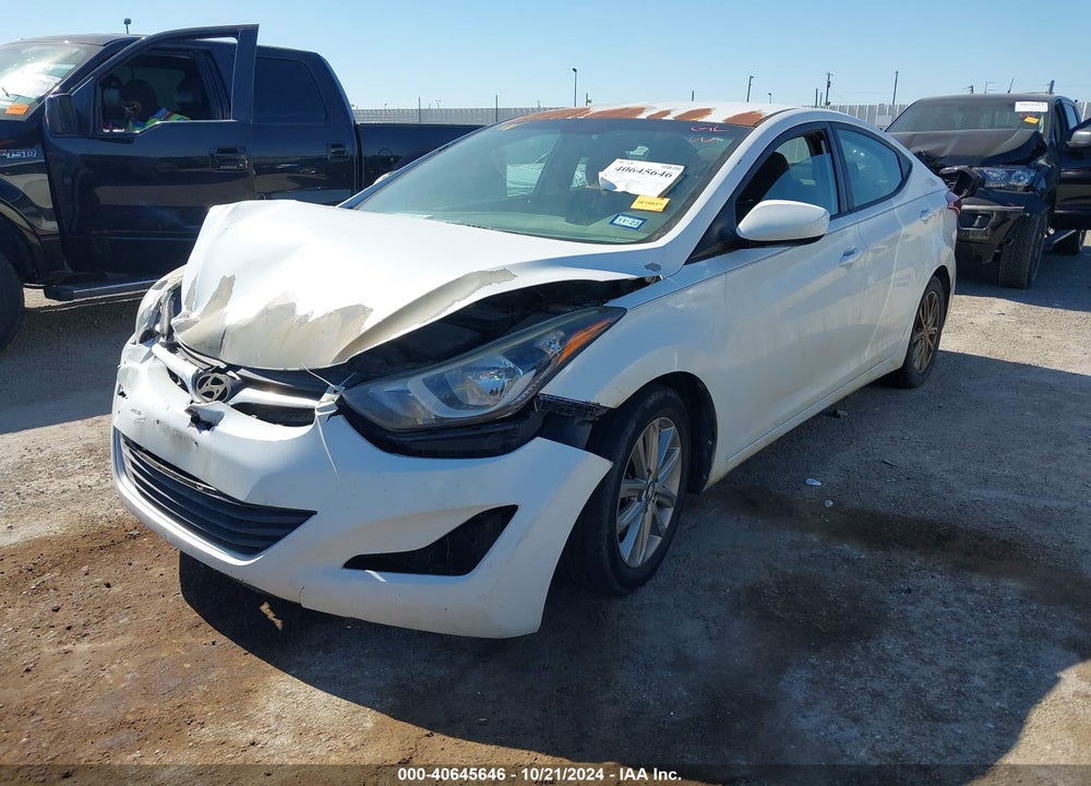 2015 HYUNDAI ELANTRA SE VIN: 5NPDH4AE8FH561070