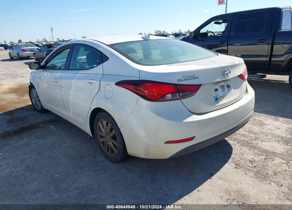 2015 HYUNDAI ELANTRA SE VIN: 5NPDH4AE8FH561070