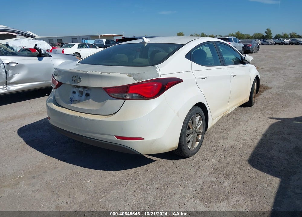 2015 HYUNDAI ELANTRA SE VIN: 5NPDH4AE8FH561070