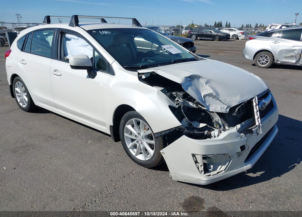 2014 SUBARU IMPREZA 2.0I PREMIUM VIN: JF1GPAC64E8214102