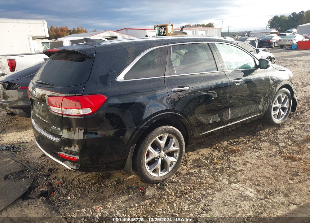 2017 KIA SORENTO 3.3L SX VIN: 5XYPK4A52HG295215