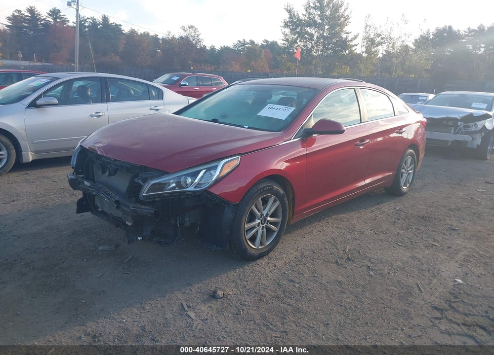 2015 HYUNDAI SONATA SE VIN: 5NPE24AF2FH081430