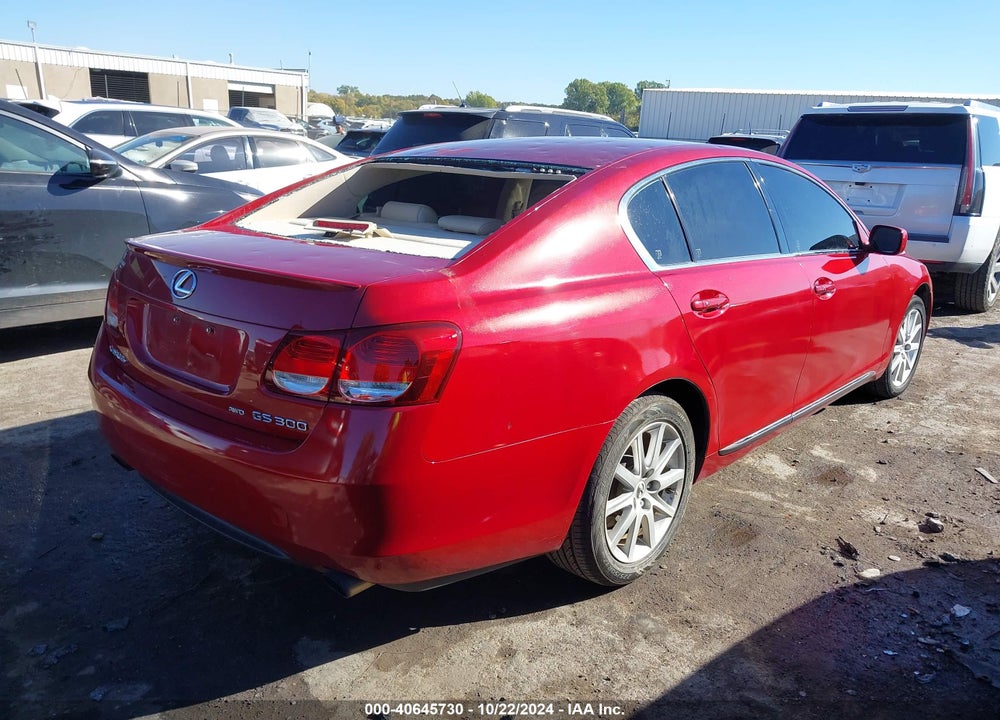 2006 LEXUS GS 300 VIN: JTHCH96S360003436