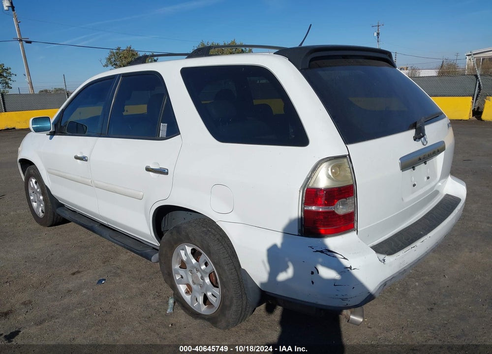 2004 ACURA MDX VIN: 2HNYD18624H538457