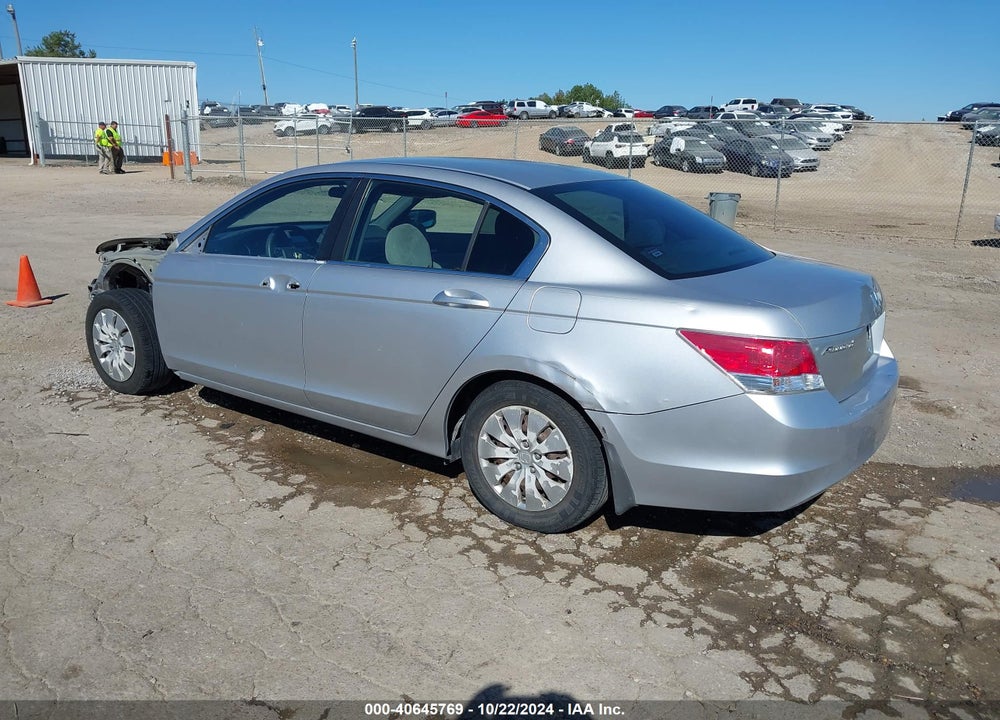 2010 HONDA ACCORD 2.4 LX VIN: 1HGCP2F37AA060814