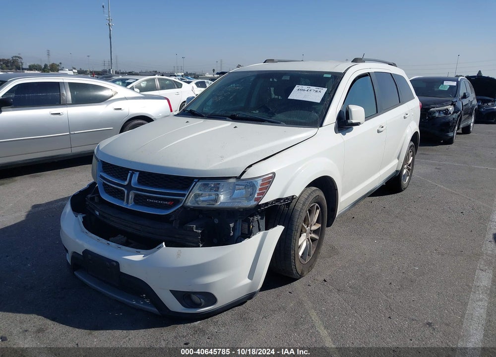 2015 DODGE JOURNEY SXT VIN: 3C4PDCBG6FT547056