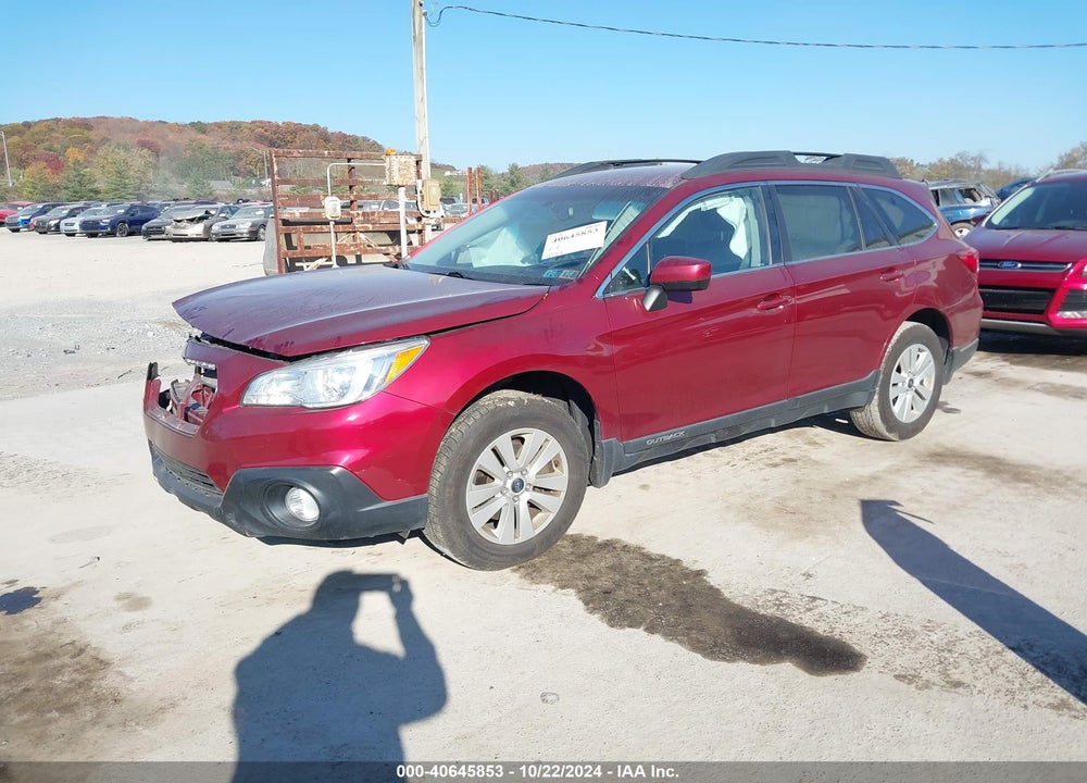 2015 SUBARU OUTBACK 2.5I PREMIUM VIN: 4S4BSACC3F3314209
