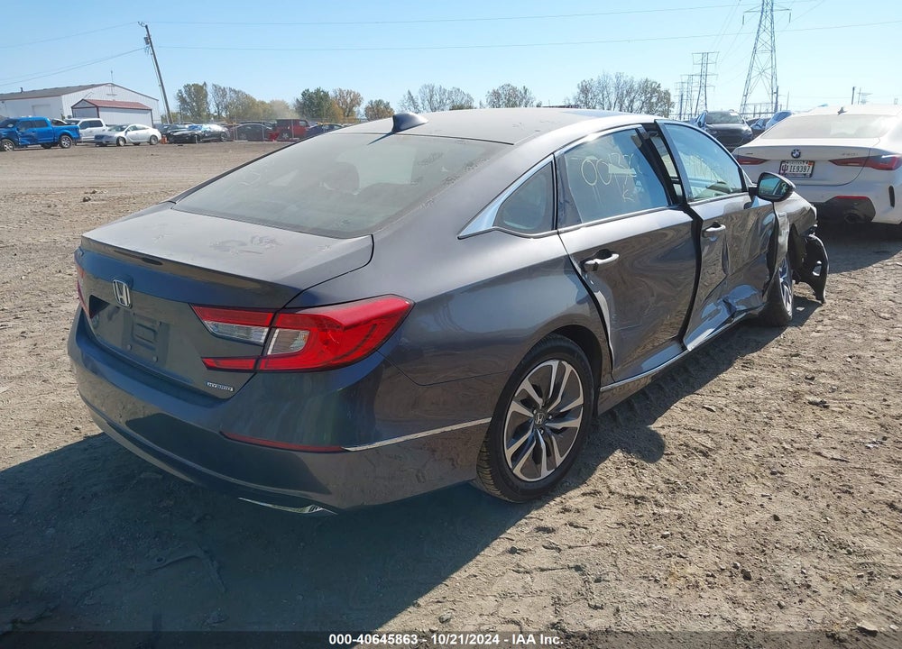 2019 HONDA ACCORD HYBRID EX-L VIN: 1HGCV3F51KA001322
