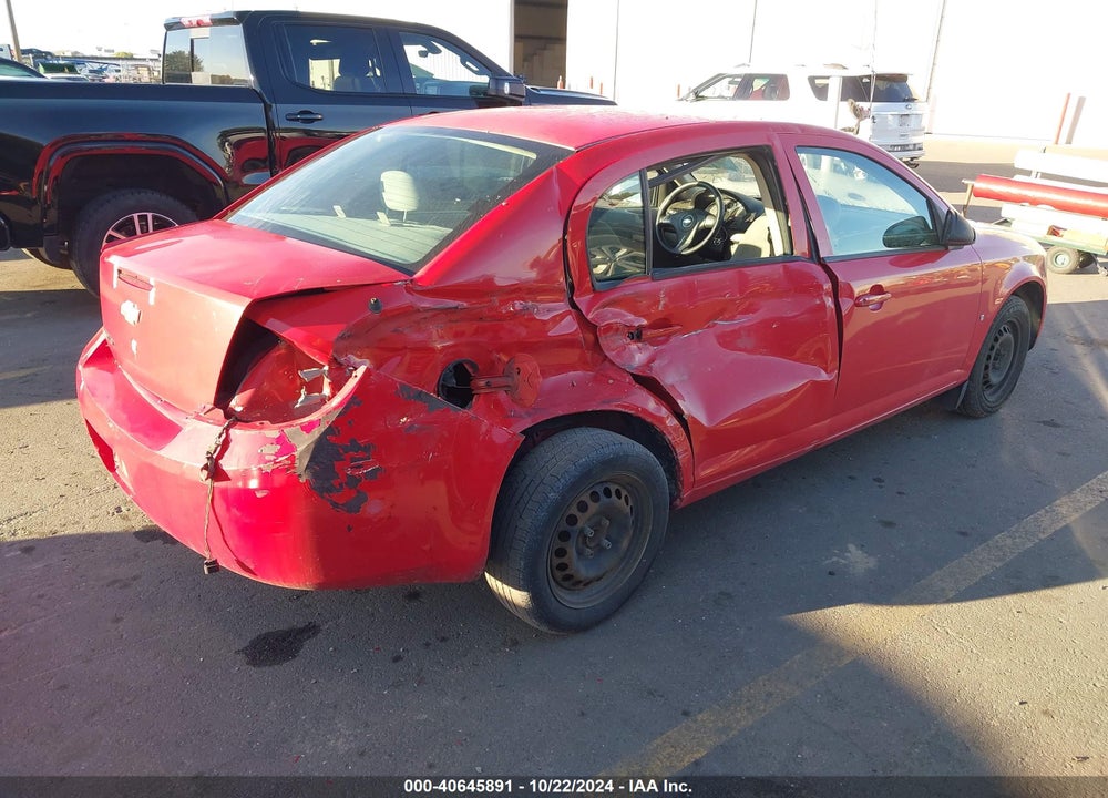2008 CHEVROLET COBALT LS VIN: 1G1AK58F387307386