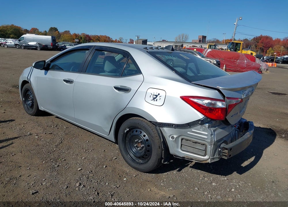 2015 TOYOTA COROLLA LE VIN: 2T1BURHE9FC231740