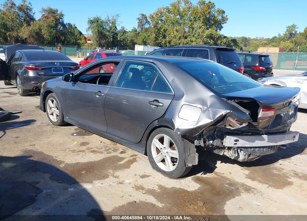 2012 TOYOTA CAMRY SE VIN: 4T1BF1FKXCU153127