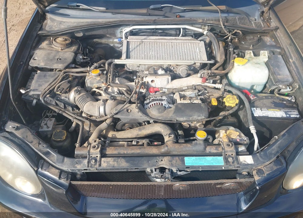 2003 SUBARU IMPREZA WRX VIN: JF1GD29683G506778