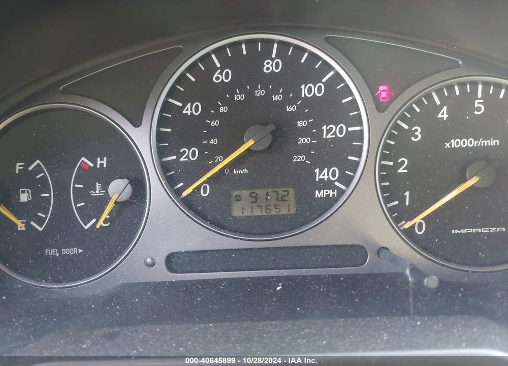 2003 SUBARU IMPREZA WRX VIN: JF1GD29683G506778