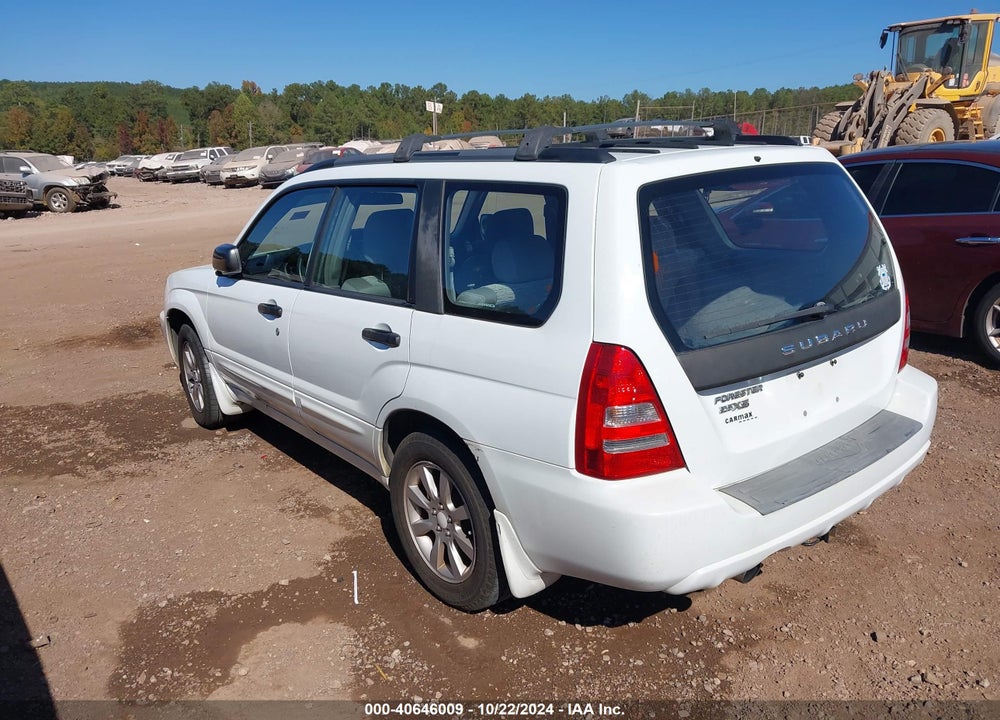 2005 SUBARU FORESTER 2.5XS VIN: JF1SG65615G721372