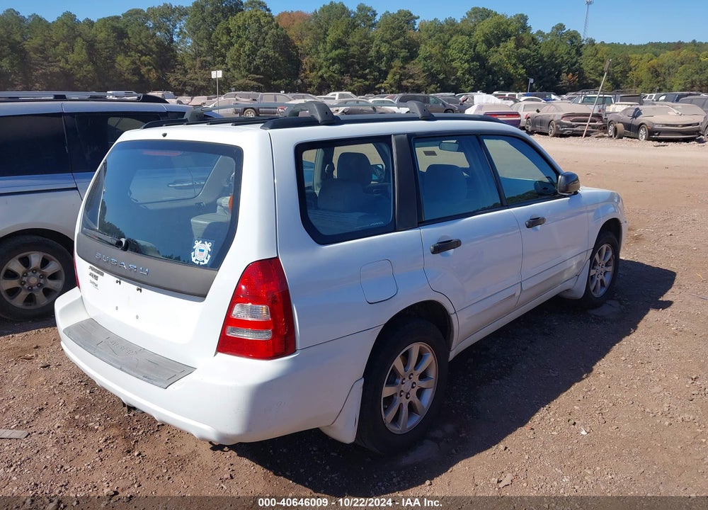 2005 SUBARU FORESTER 2.5XS VIN: JF1SG65615G721372