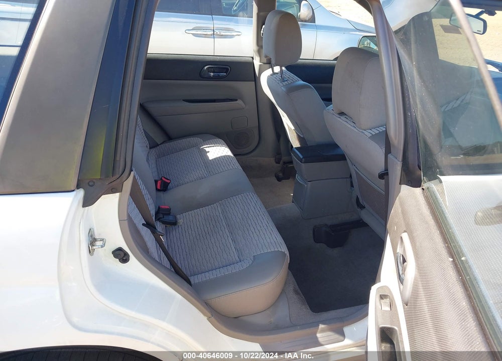 2005 SUBARU FORESTER 2.5XS VIN: JF1SG65615G721372