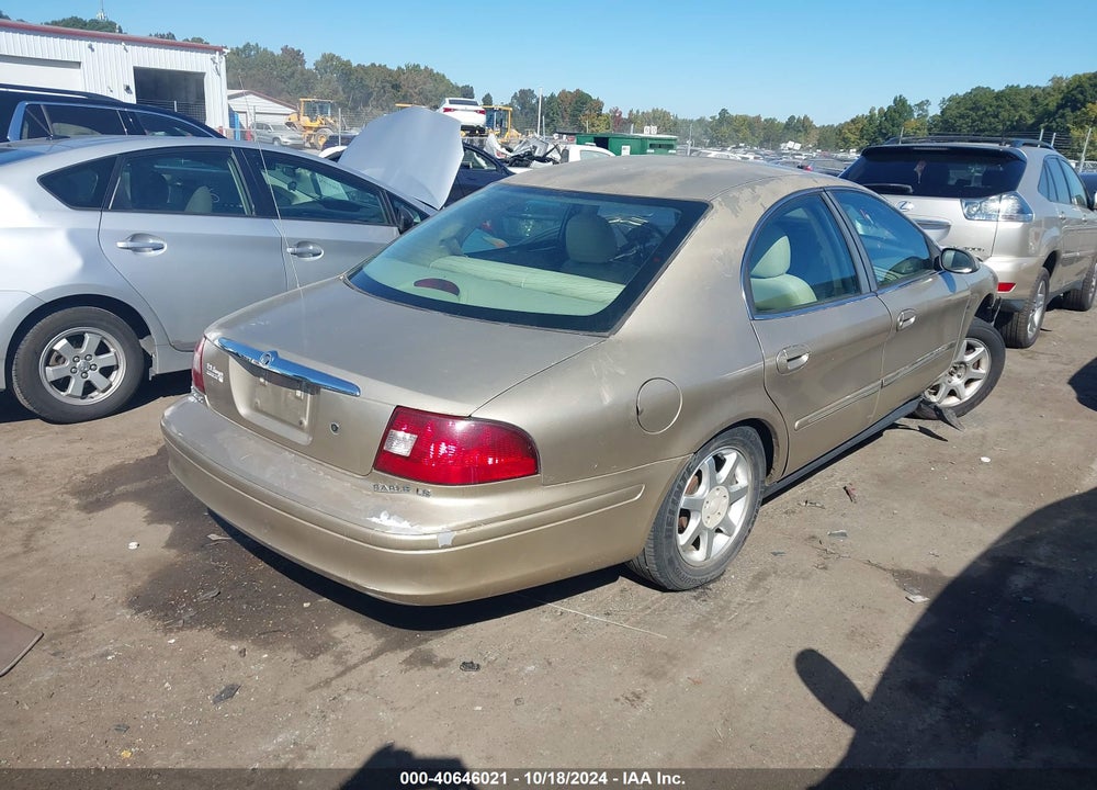 2001 MERCURY SABLE LS PREMIUM VIN: 1MEFM55S81A652848