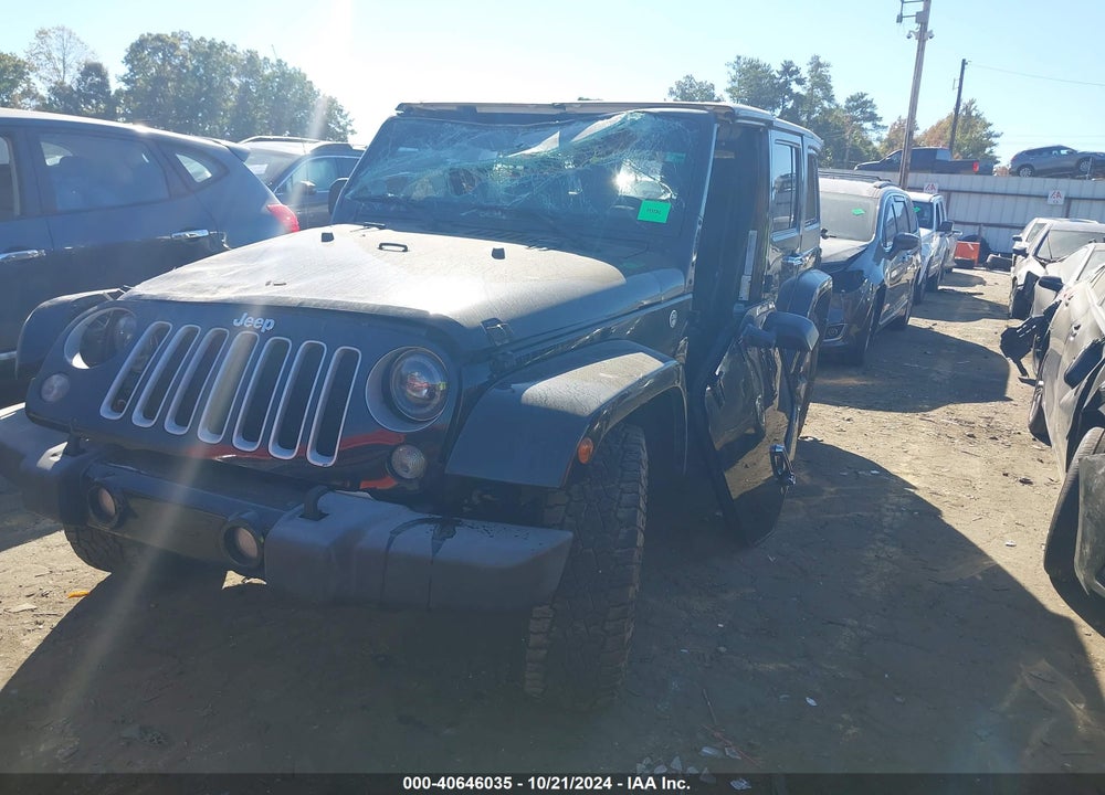 2016 JEEP WRANGLER UNLIMITED SAHARA VIN: 1C4BJWEG0GL190454