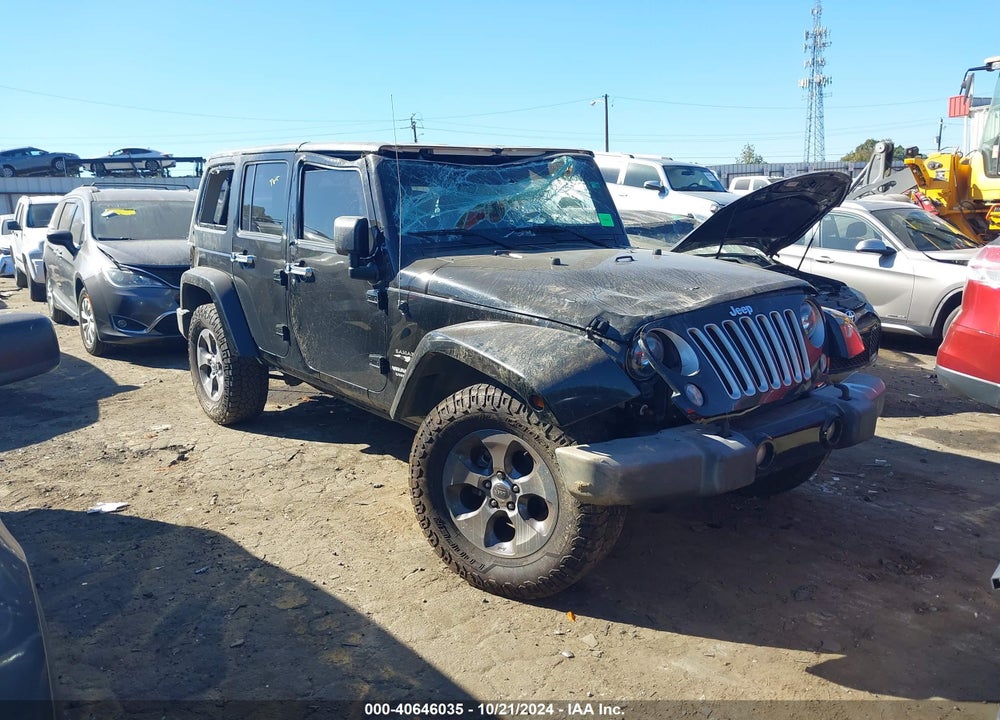2016 JEEP WRANGLER UNLIMITED SAHARA VIN: 1C4BJWEG0GL190454