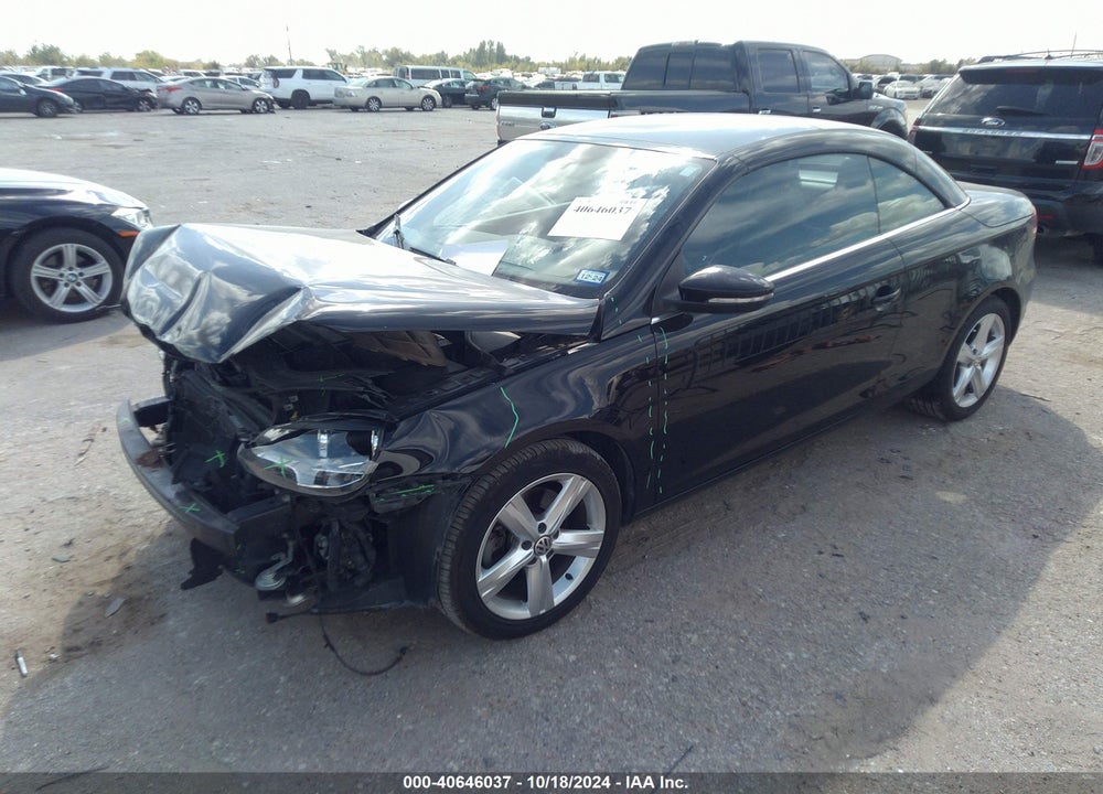 2012 VOLKSWAGEN EOS LUX VIN: WVWFW7AH9CV004481