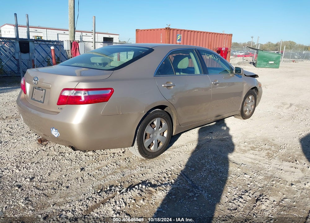 2007 TOYOTA CAMRY LE VIN: 4T4BE46K57R007590