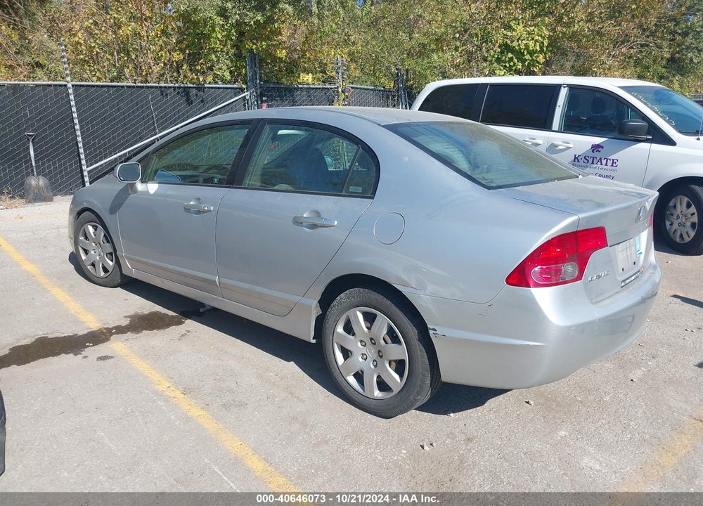 2007 HONDA CIVIC LX VIN: 1HGFA15577L140008