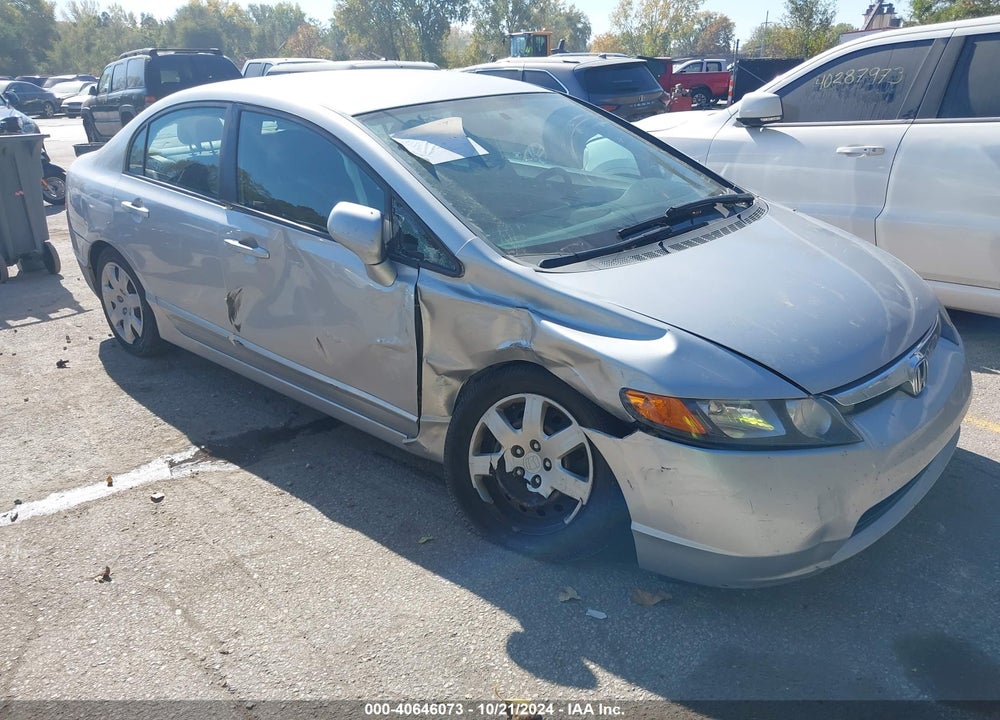 2007 HONDA CIVIC LX VIN: 1HGFA15577L140008