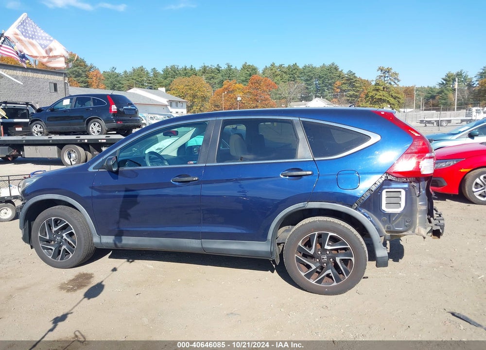 2016 HONDA CR-V SE VIN: 5J6RM4H44GL031281