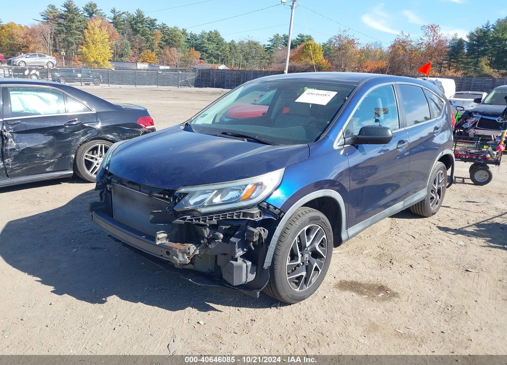 2016 HONDA CR-V SE VIN: 5J6RM4H44GL031281