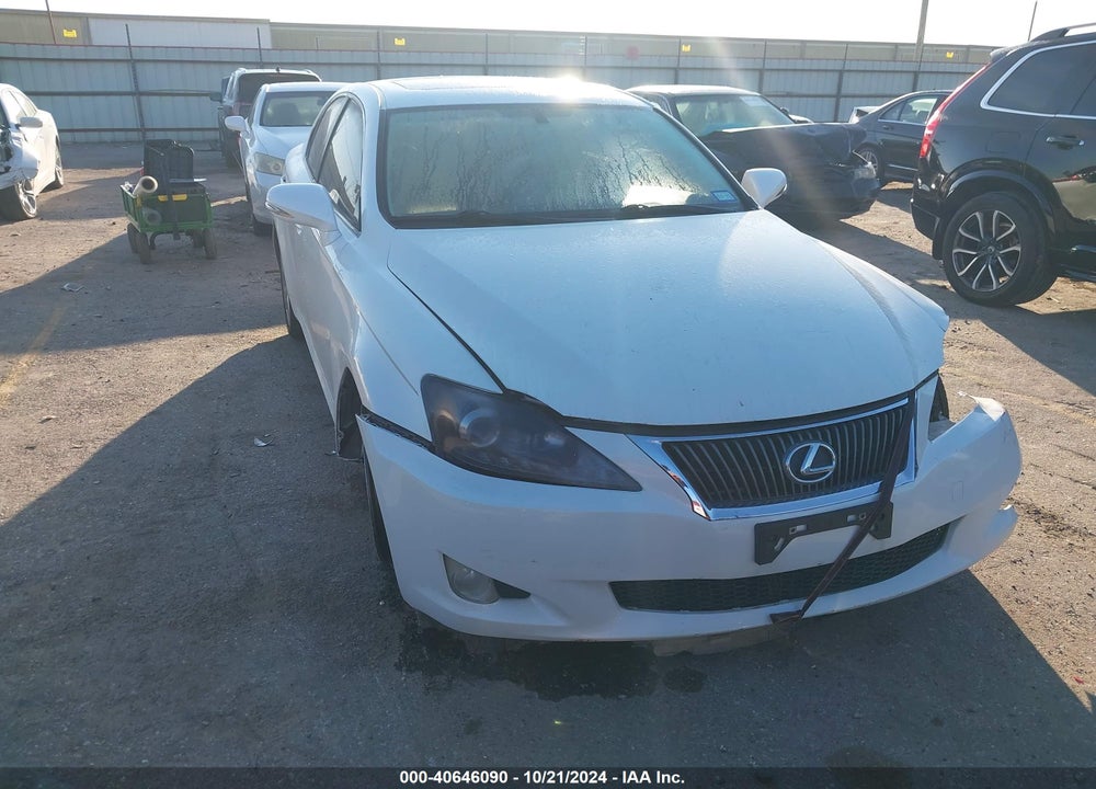 2009 LEXUS IS 250 VIN: JTHBK262895092870