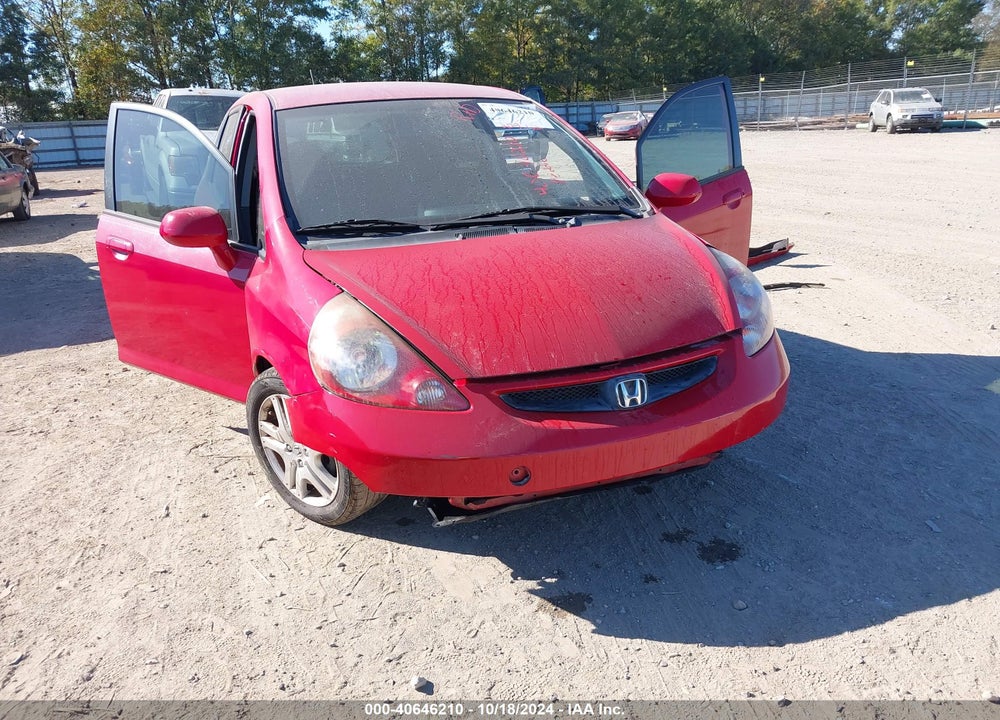 2008 HONDA FIT SPORT VIN: JHMGD37688S070228