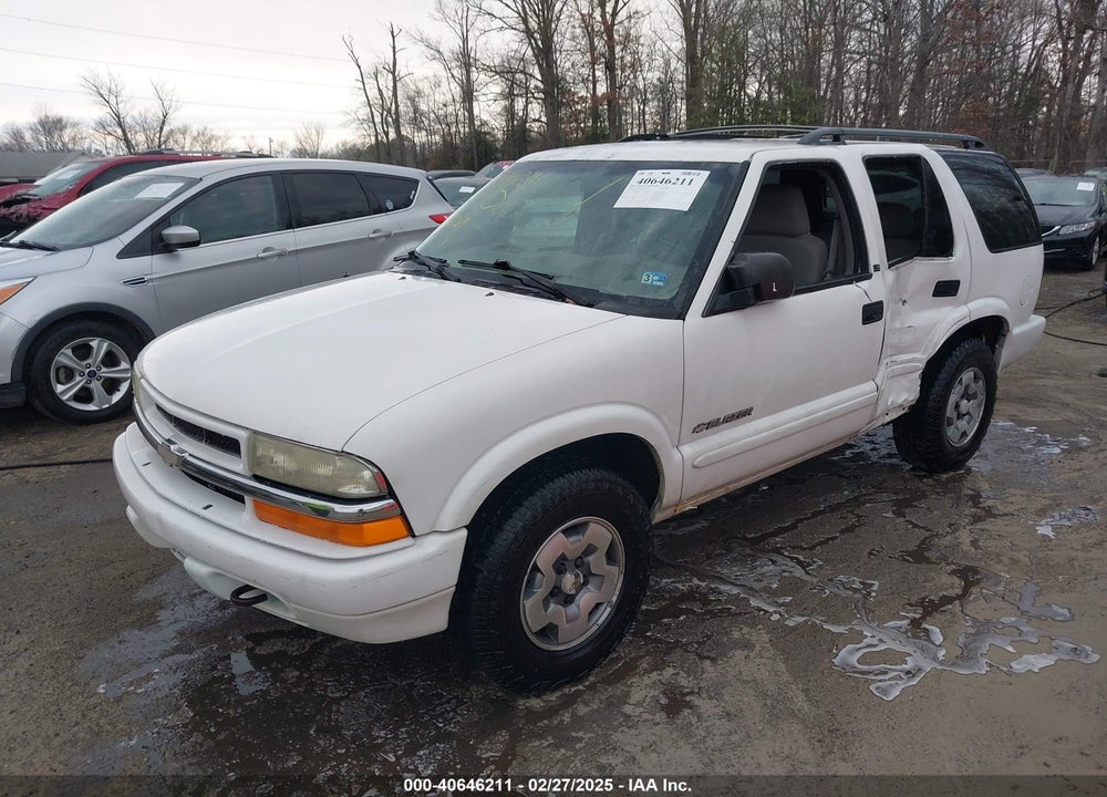 2003 CHEVROLET BLAZER VIN: 1GNDT13X33K129132