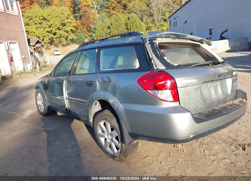 2009 SUBARU OUTBACK 2.5I VIN: 4S4BP61C497337268