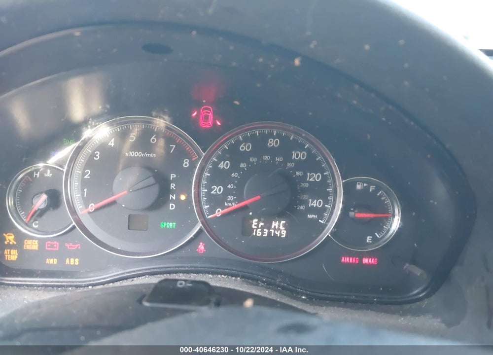 2009 SUBARU OUTBACK 2.5I VIN: 4S4BP61C497337268