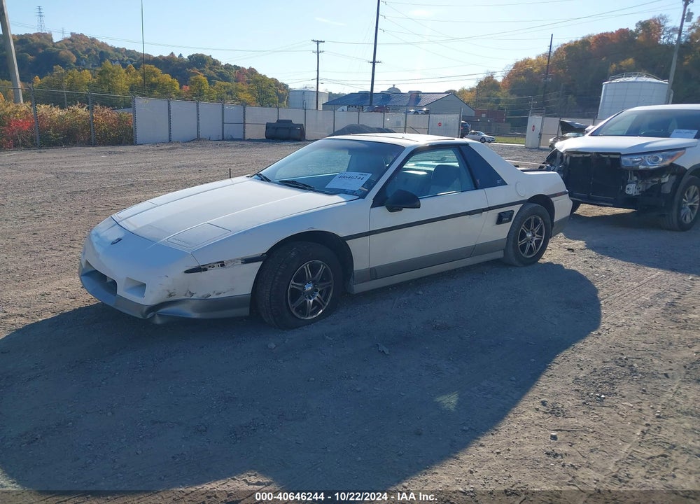 1985 PONTIAC FIERO GT VIN: 1G2PG3796FP209781