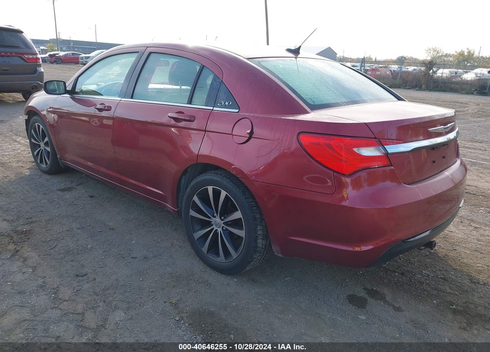 2012 CHRYSLER 200 S VIN: 1C3CCBHG1CN306492