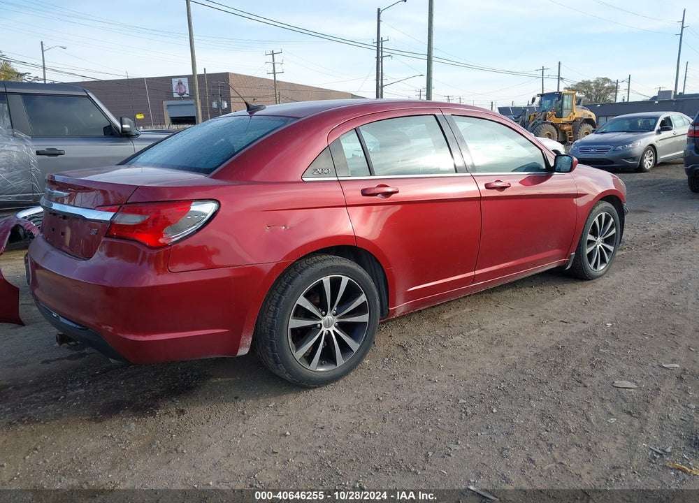 2012 CHRYSLER 200 S VIN: 1C3CCBHG1CN306492