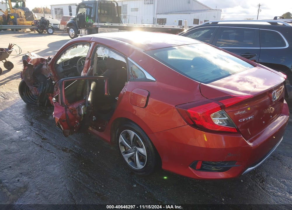 2019 HONDA CIVIC LX VIN: 19XFC2F63KE045470