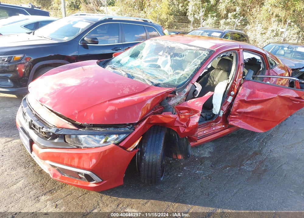 2019 HONDA CIVIC LX VIN: 19XFC2F63KE045470