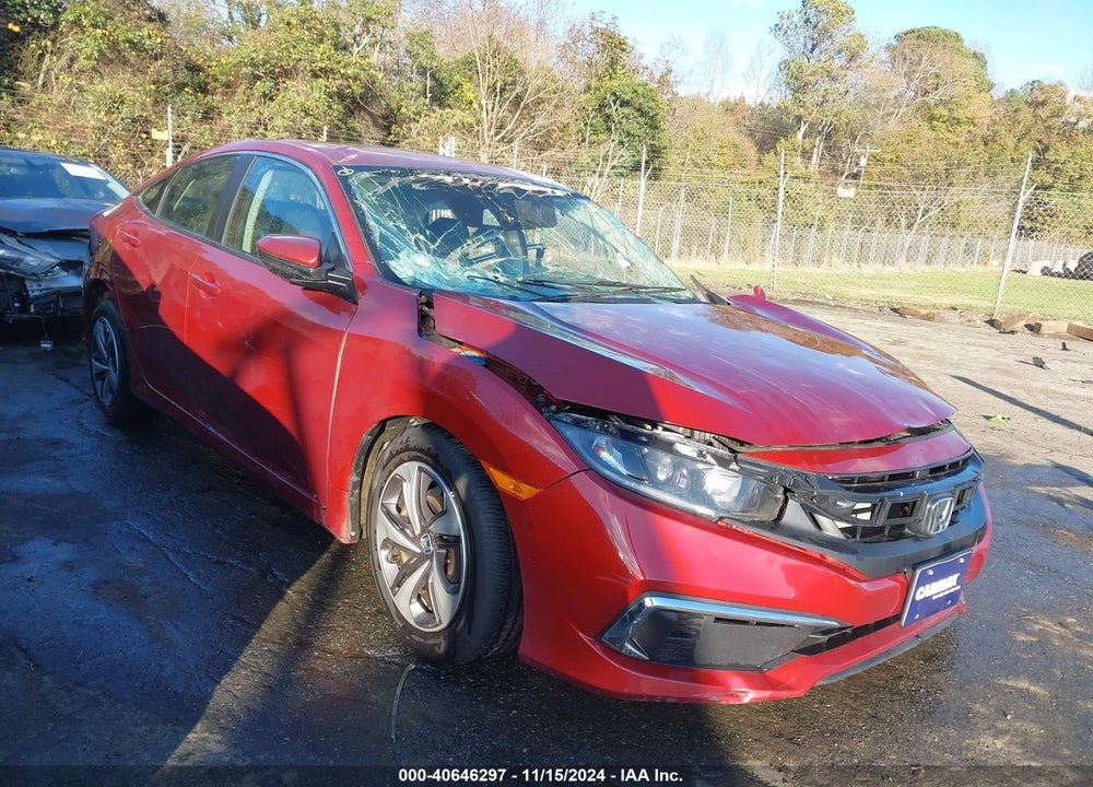 2019 HONDA CIVIC LX VIN: 19XFC2F63KE045470
