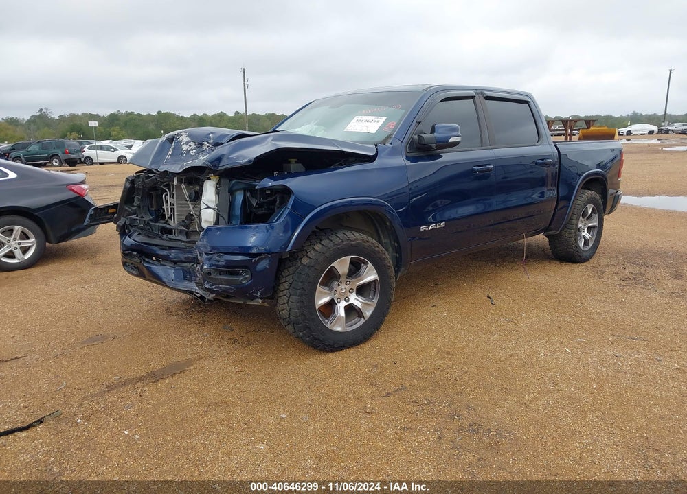 2019 RAM 1500 LAIE  4X4 5'7 BOX VIN: 1C6SRFJT3KN808687