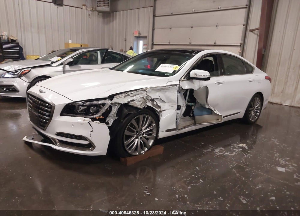 2018 GENESIS G80 5.0 ULTIMATE VIN: KMHGN4JFXJU229026
