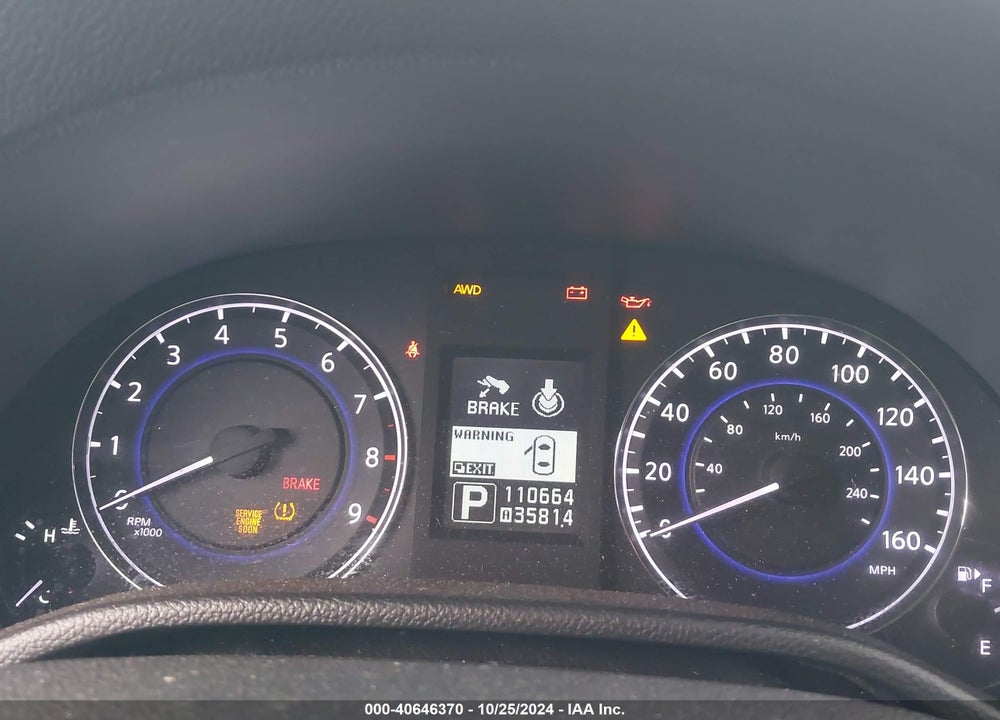 2010 INFINITI G37X VIN: JN1CV6ELXAM153566