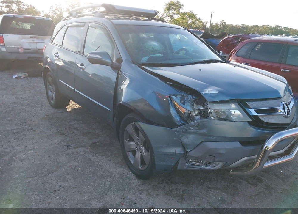 2007 ACURA MDX SPORT PACKAGE VIN: 2HNYD28547H507938